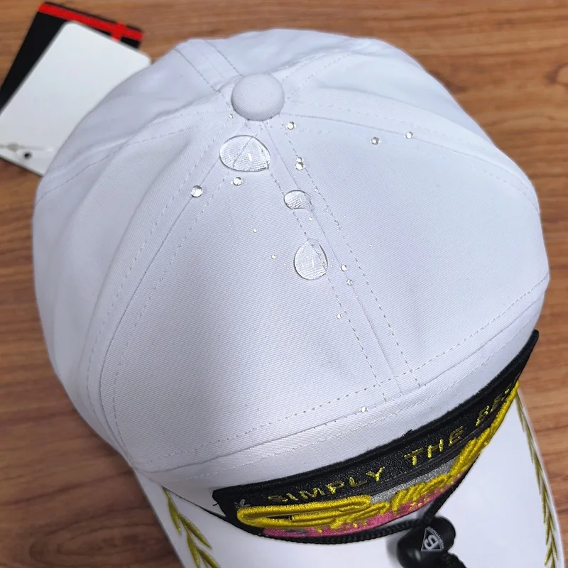 Description Picture 5 of itemGamakatsu Waterproof Fishing Baseball Cap Cotton Sun Protection Fishing Hats with Clip Trendy Trucker Hats for Men