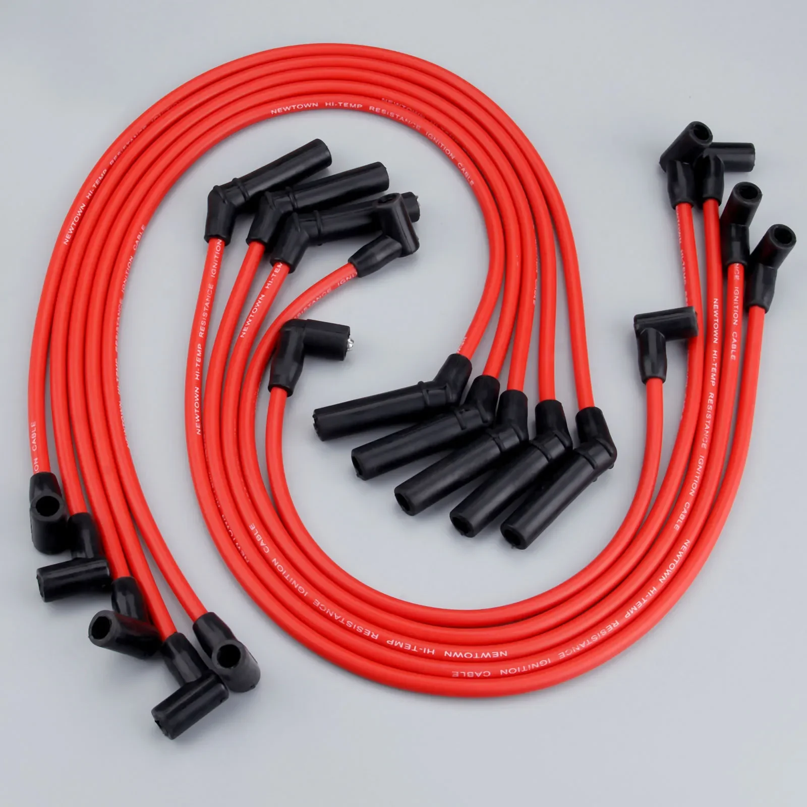 Unique Bargains Car Spark Plug Coil Wires Ignition Coil Harness Cable Fit For Ford F-150 1979-1995 - Pack Of 10