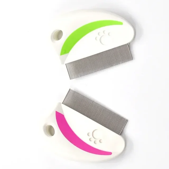 1Pcs Remove Flea Combs Multipurpose For Cat Dog PP/Stainless Steel Portable Anti Lice Comb Pets Supplies Pet Hair Brush 1