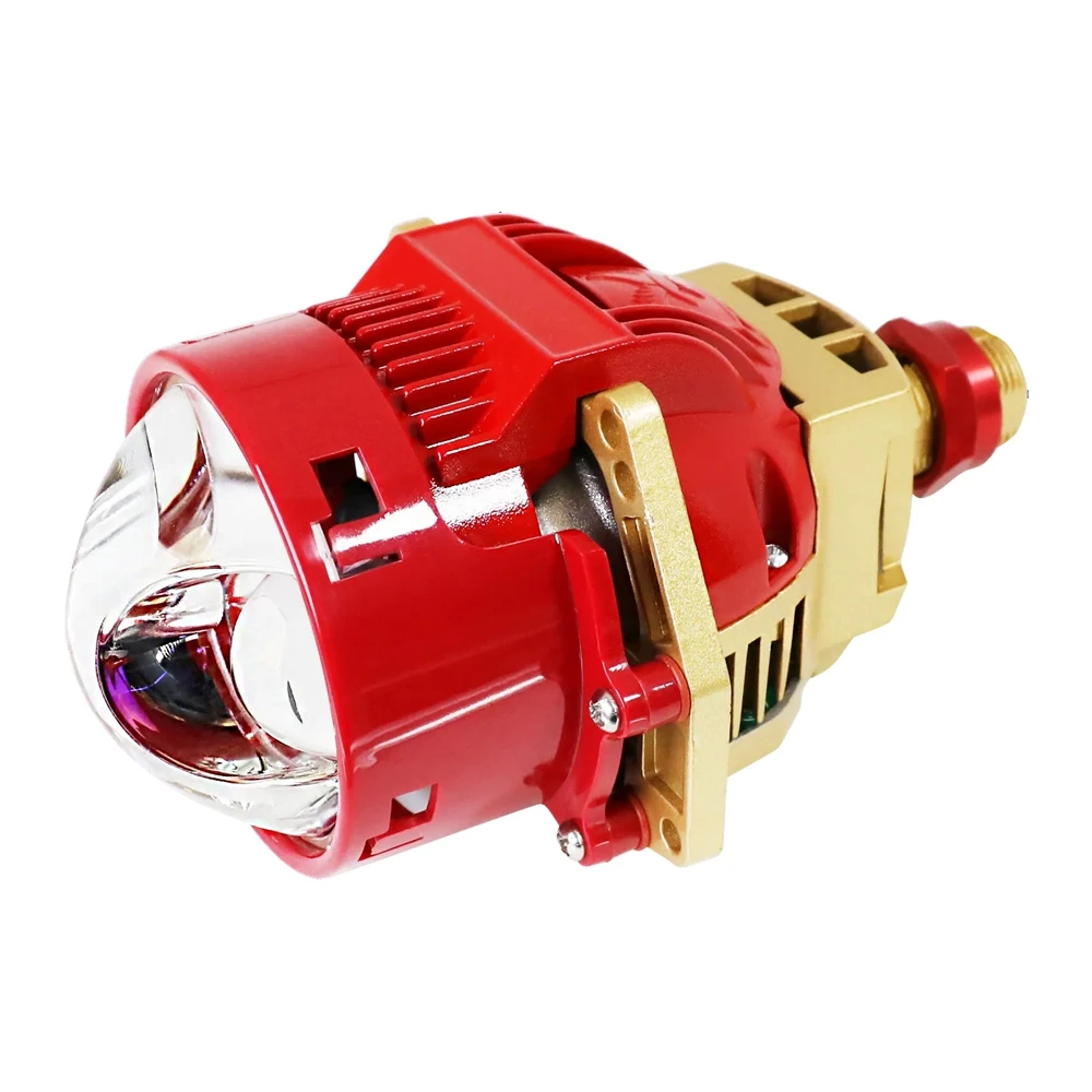 

Biled Laser Projector Lens 3 inch H7 LED Projector Lenticular H4 diode Headlight Retrofit Dual Reflector Light 260W 9006