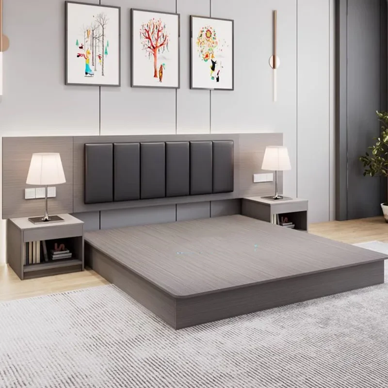 Hot Sale Bed Frame, Floating Platform Bedroom Furniture Wooden Queen King  Size Low Tatami Cama 2023 - AliExpress