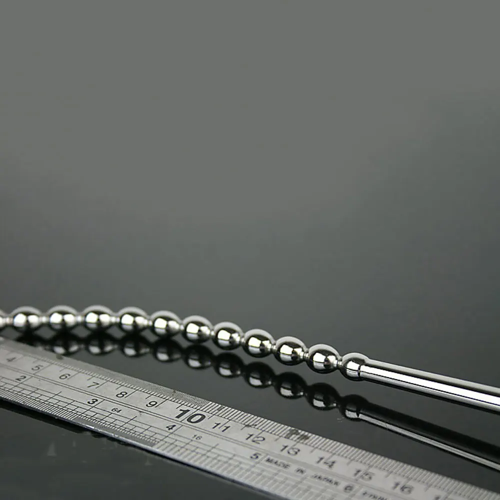 WAKEWAY Male Urethral Sound Penis Plug Probe Catheter Prince Wand Male Hands Free Masturbator Ball Stretcher Sex Toy For Man urethral dilator silicone urethral dilator