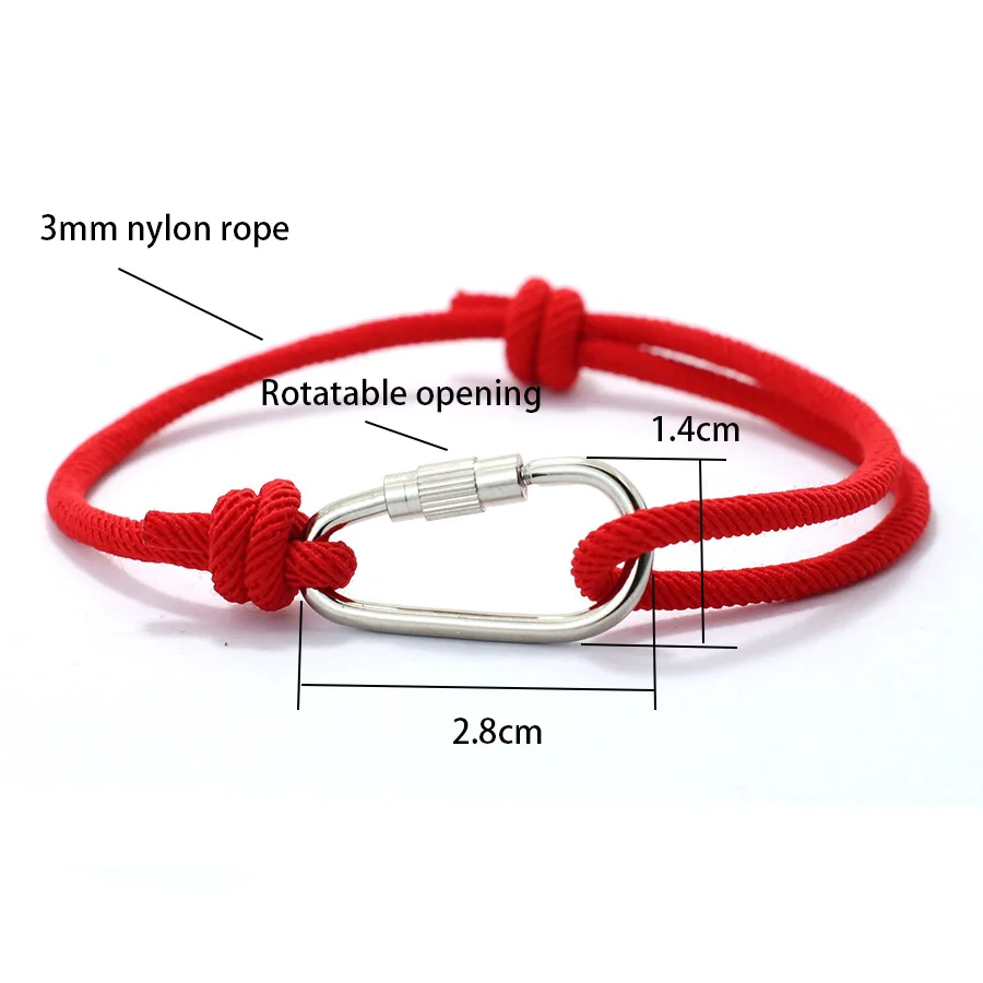 Stylish Knot Bracelet for Men Handmade Adjustable String