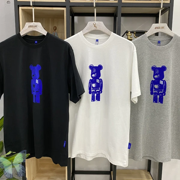 2021 Ader Error T-shirt Robot Cartoon Men Women Tshirt Cotton Adererror T Shirt | Мужская одежда