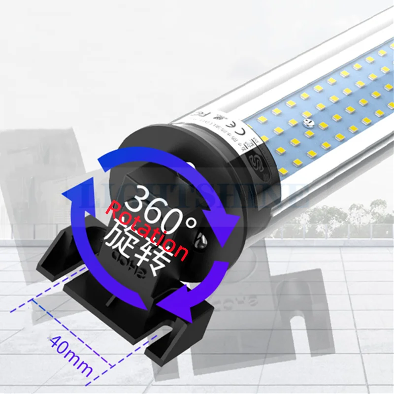 Led Machine Tool Lamp 24v Oil Water Proof Explosion-Proof Lamp CNC Lathe 220v Long Round Tube Bright Light 70 80 90 100cm