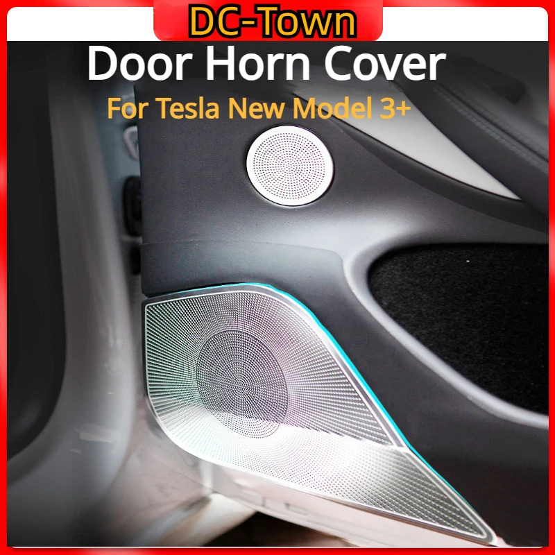 

Horn Cover for Tesla Model 3+ Door Horn Protective Cover Speaker Sound Frame Audio Panel New Model3 Highland 2024 Accessories