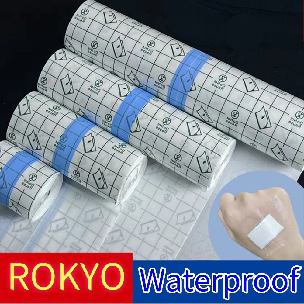 Protective PU Healing Film Tattoo Bandage For Aftercare 5M Transparent Skin Repair Wrap Roll Waterproof