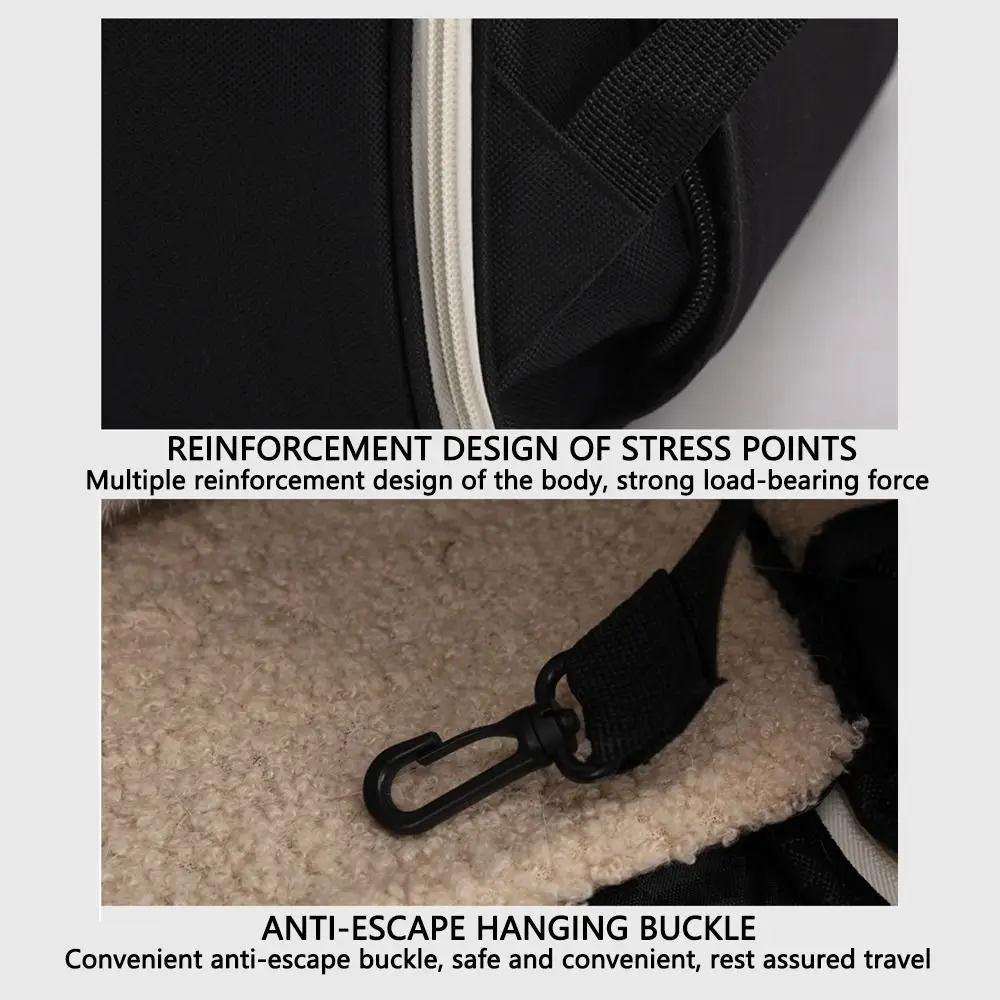 Expandable Pet Backpack Carrier Portable Breathable Pet Carrying Backpack Zipper Foldable Outdoor Tote Bag for Cats Puppy