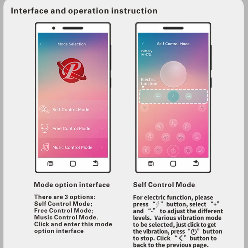 Funzioni di vibrazione 12 Donne V 5 Stimolazione di scosse elettriche Giocattolo del sesso femminile APP mobile Remot_voghion.com