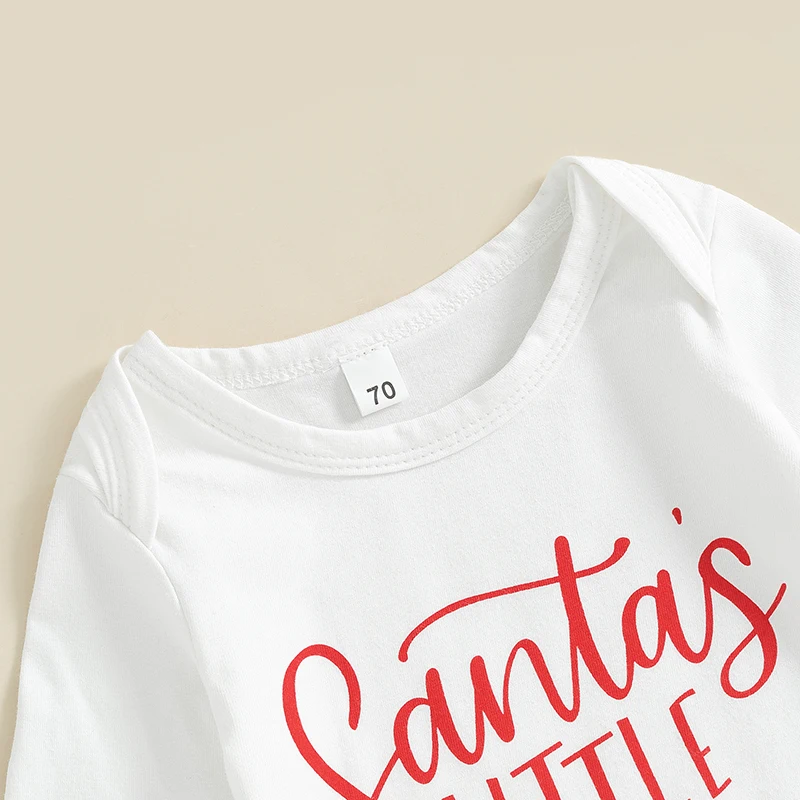 

Newborn Baby Boy Christmas 3 Pieces Outfit Romper Pants Hat Infant Boy Winter Clothes Set