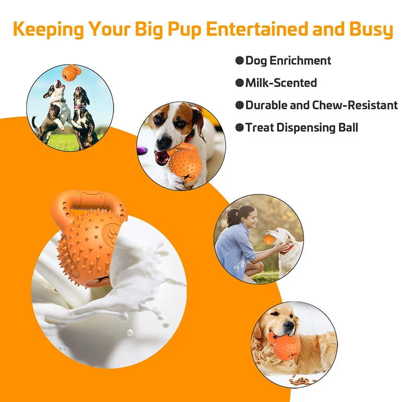 Benepaw Strong Dog Chew Toy For Aggressive Chewers Food Dispensing