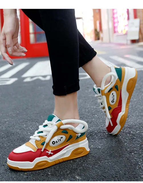 Luxury Design Women Casual Shoes Fashion Genuine Leather Sneakers Flat  Platform Sports Design Shoe Round Toe Lace Up Leisure Trainers Sneakers Zapatillas  Mujer From Kevin08082022, $127.97