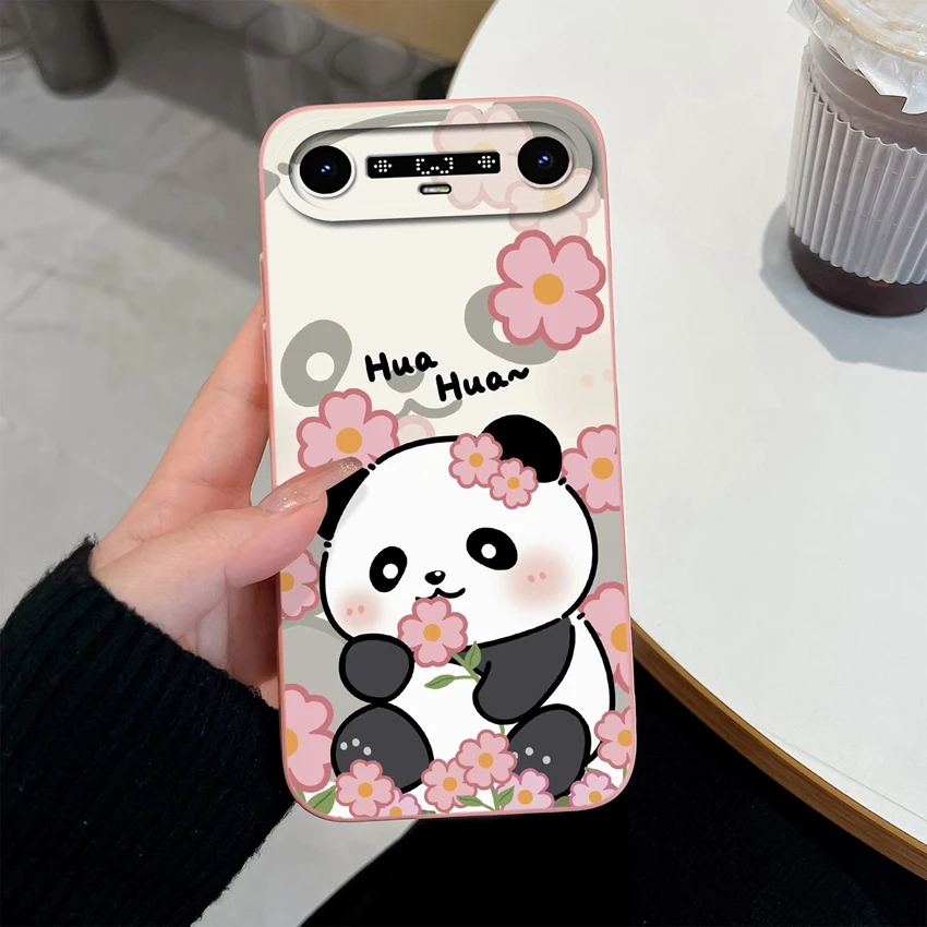 Beautiful Clouds Pattern Slim Liquid Silicone Anti-Slip Phone Case