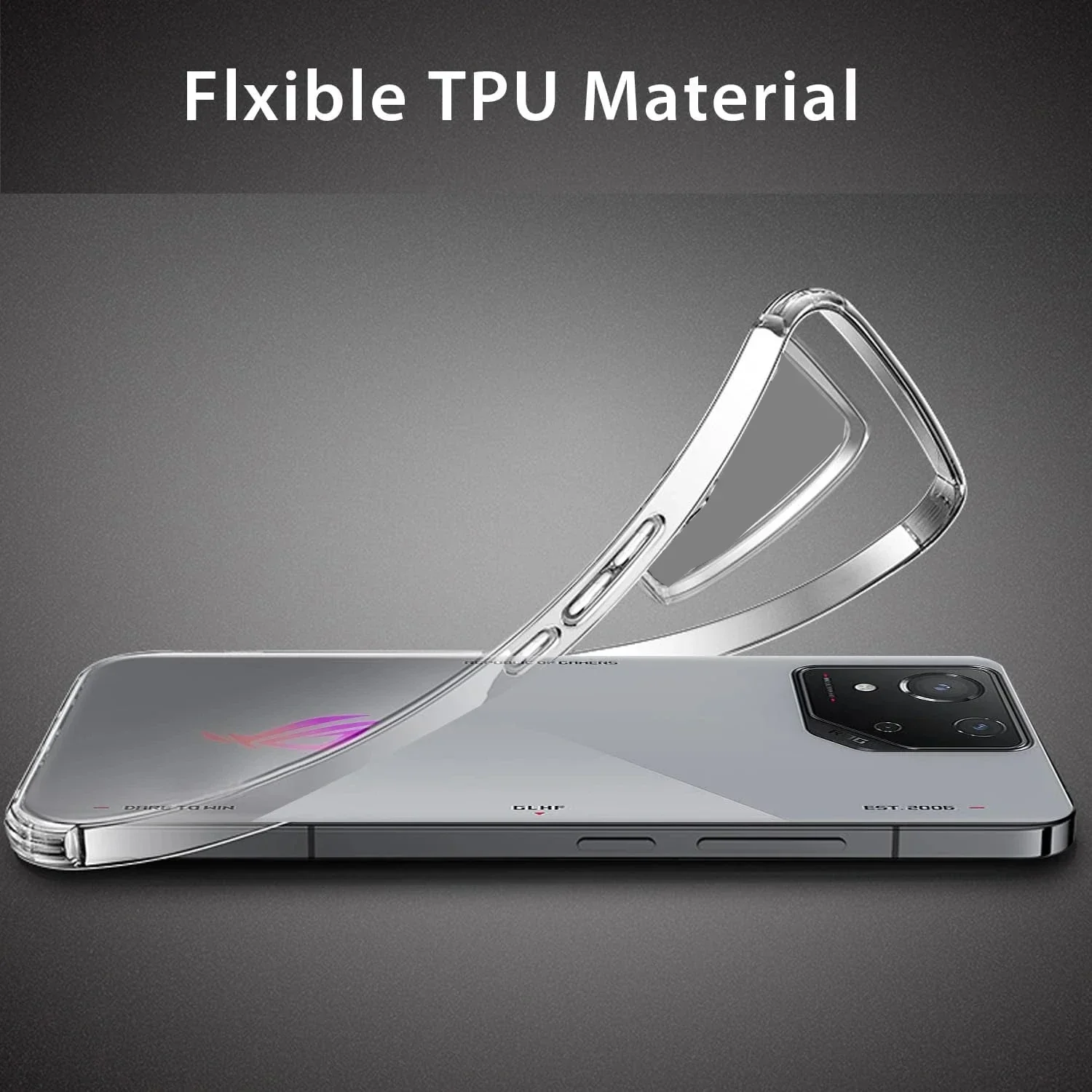Soft TPU Transparent Shockproof Phone Case with Airbag Protection