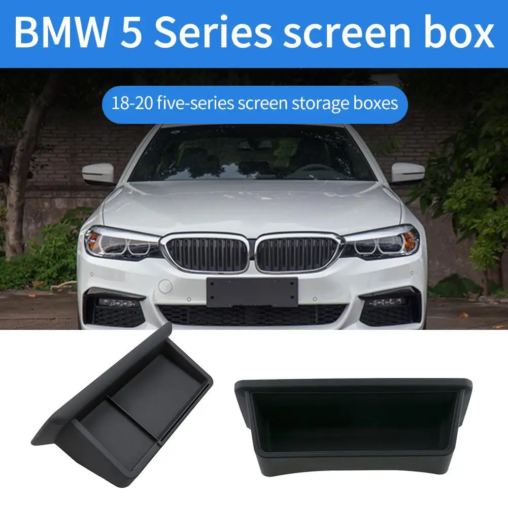 

Dashboard Storage Box Behind Screen For 5 Series G30 G31 2021-2023 2017-2020 Dashboard Car Instrument Storage Box M0m0