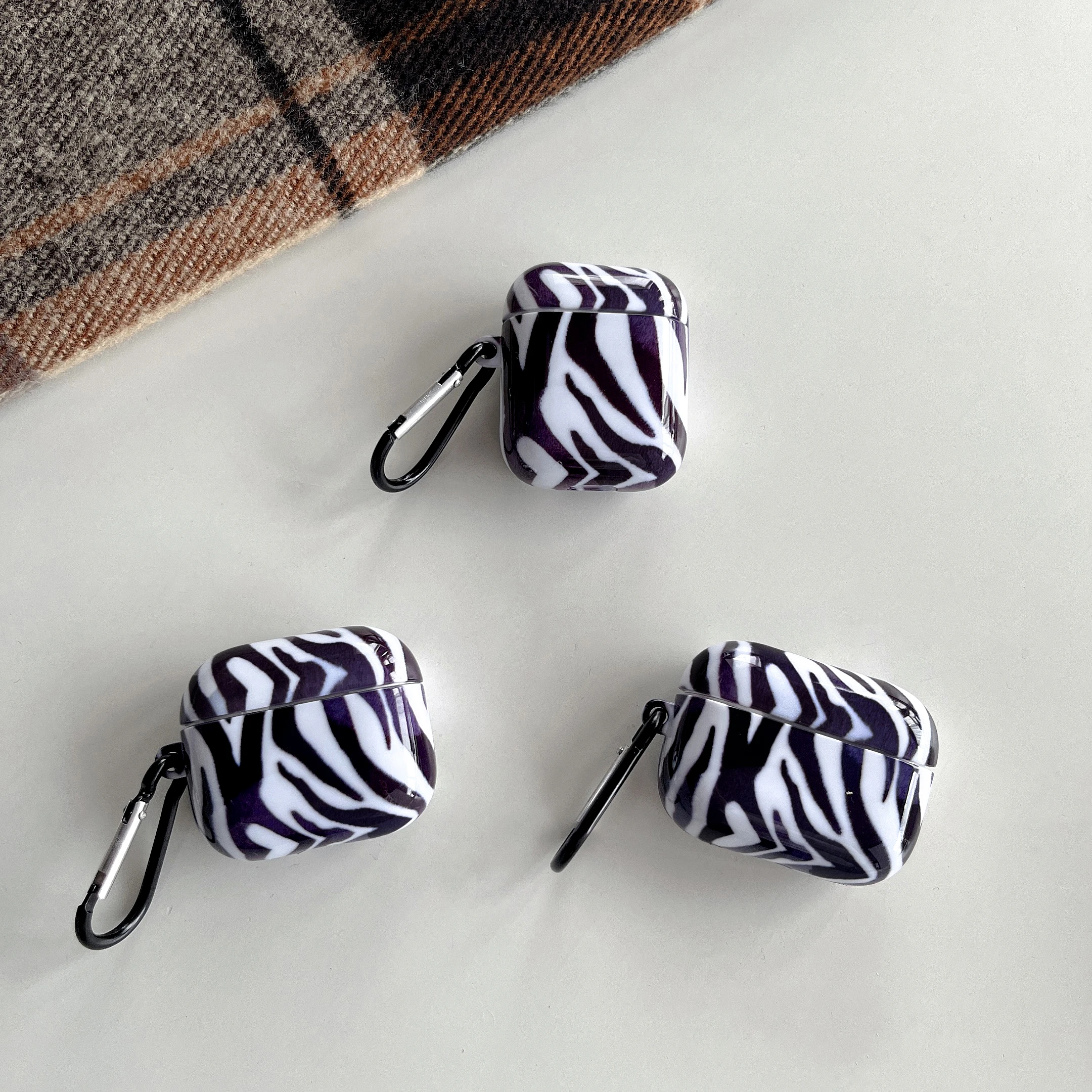 Simple Zebra Pattern AirPods Case