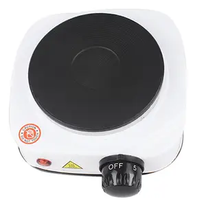 Mini plaque de cuisson Portable 500W 220V, poêle électrique, chauffage du  café, brûleur, contrôle de la température - AliExpress