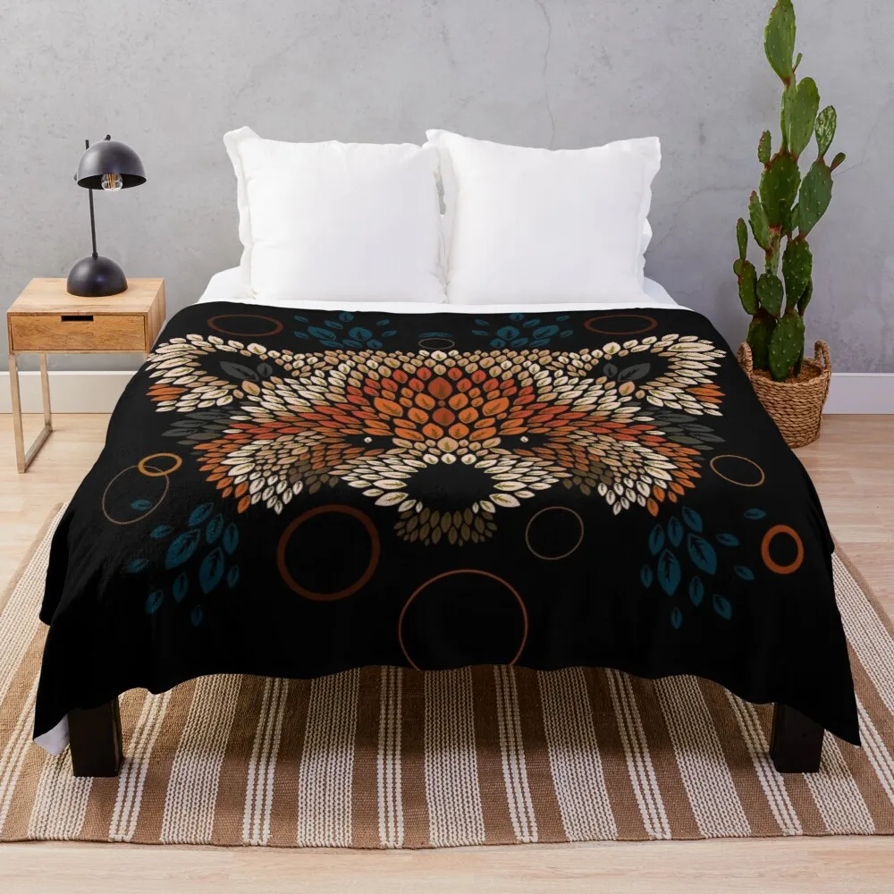 

Red Panda Face Throw Blanket blanket luxury fluffy blankets large softest blanket extra large blanket