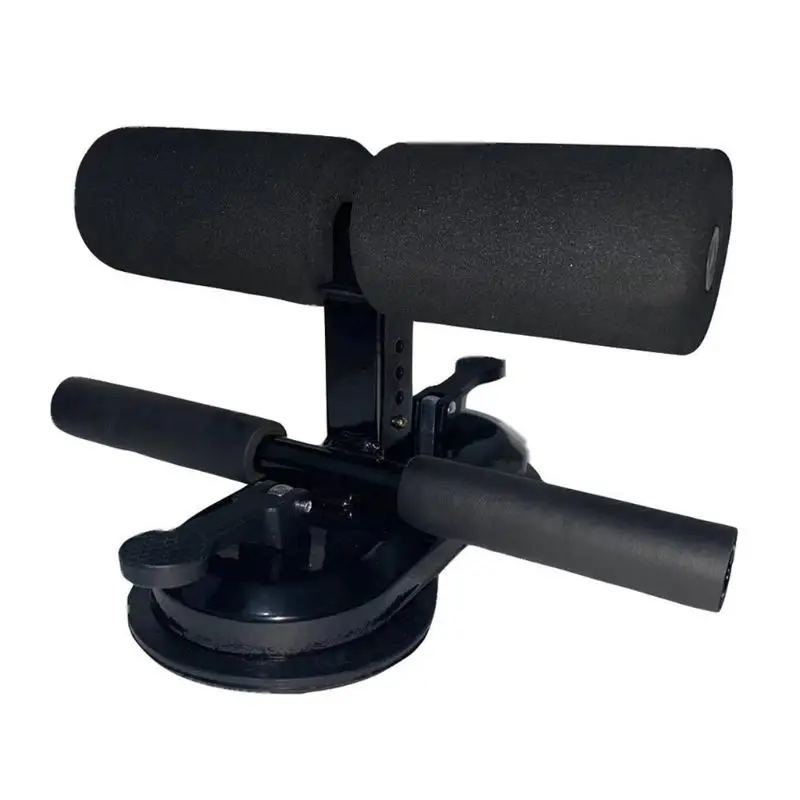 

Sit Up Equipment Bar, Portable Adjustable Sit-up Situp Floor Bar Self-Suction Training Equipment with 2 Suction Cups and 4 for