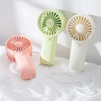 Portable Mini Fan Convenient Creative Small Fan Handheld Pocket Hand-held Fan Lightweight Adjustable Cute Small Fan Student Gift 2