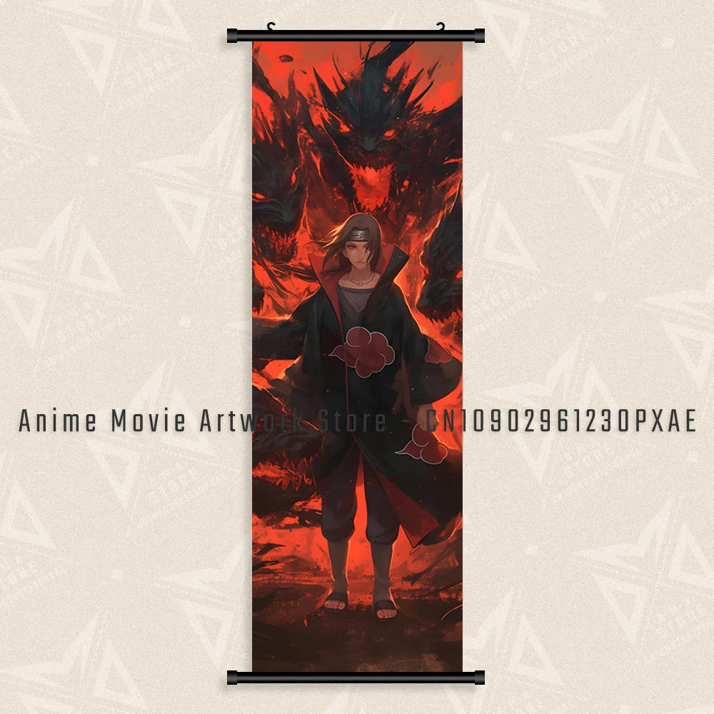 Naruto Anime Wall Art Canvas - Hatake Kakashi Home Decoration Mural