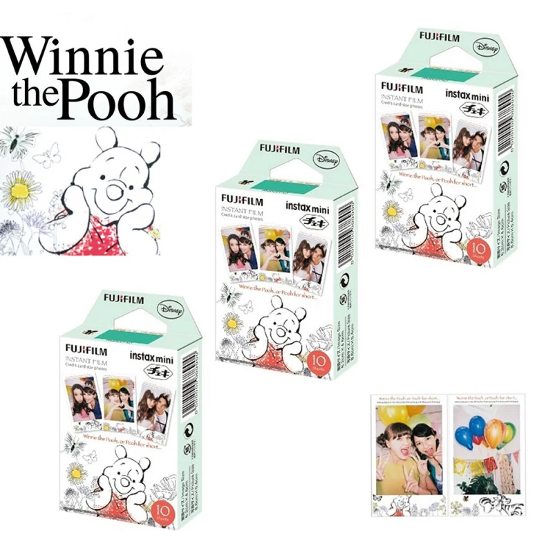 Fujifilm Instax Mini Film 10-30 Fogli Nuovi Film Winnie Carta Fotografica Per Fotocamera Istantanea Fujifilm Mini 12 9 11 8 Link Evo Sp-2