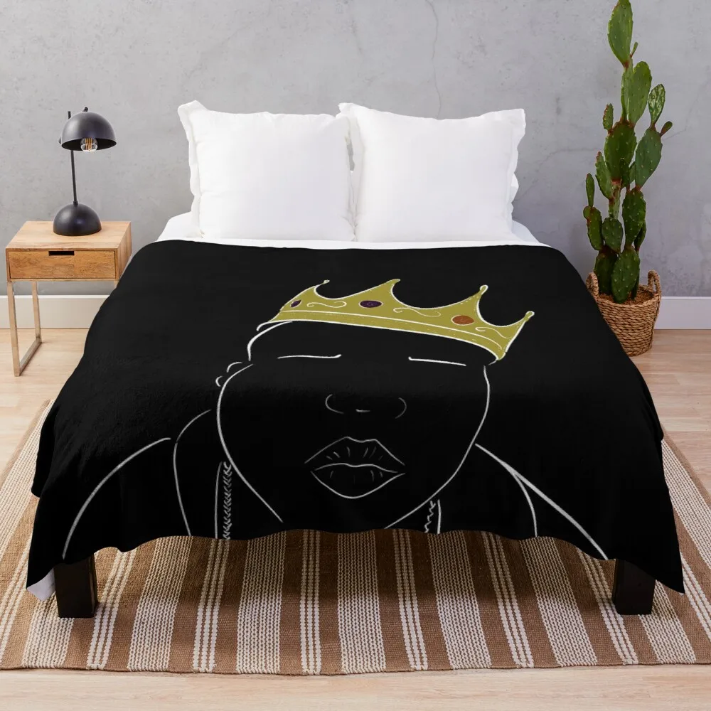 The Notorious Big, Biggie Smalls, Cristoforo George Latore Wallace Coperta Da Tiro Coperte Divani Di Decorazione Coperta Divano