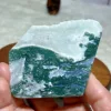 Healing Natural Crystals Moss Agate Slab Slice Gemstones mediation Mineral Energy Home Decorations Gift 3