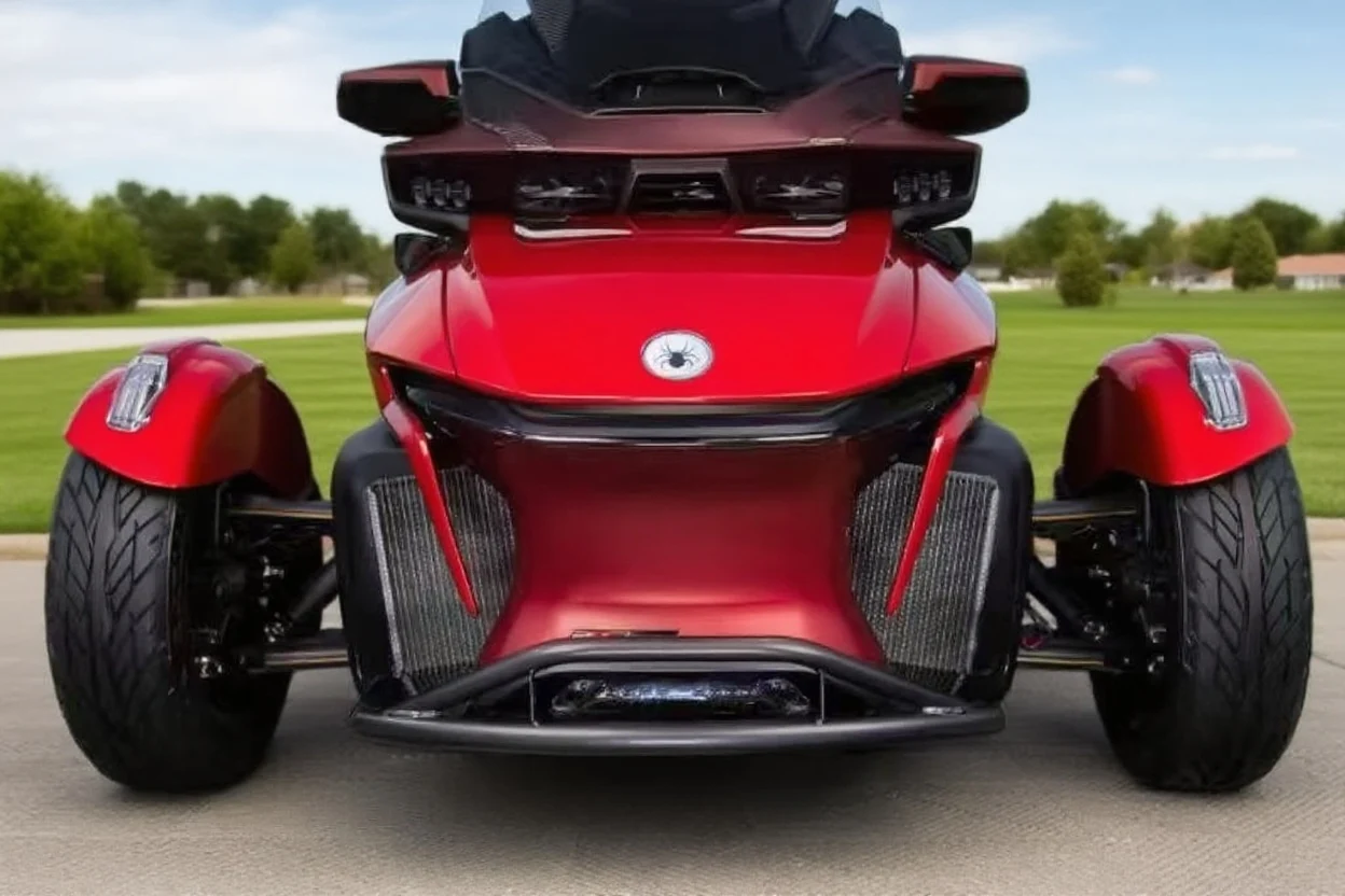 Can-Am Spyder RT 2020-2025 Spyder RT-L 2020-2025용 퍼포먼스 튜블러 프론트 범퍼(스키드 플레이트 포함) 새 액세서리