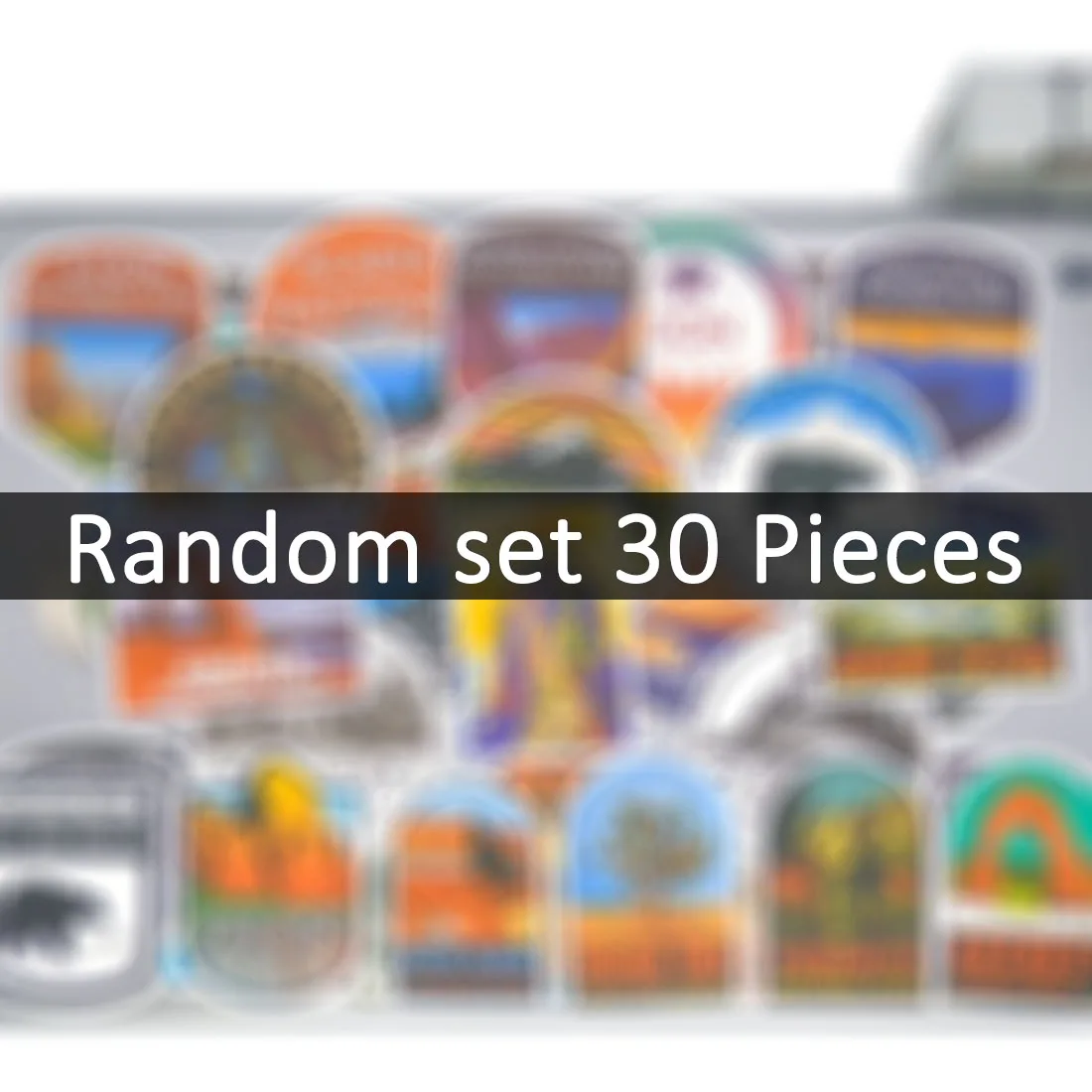 Nature Park Adventure Sticker Set – Outdoor-Themed Decorative Pack for Laptops, Phones, and Luggage – 20/30/50PCS