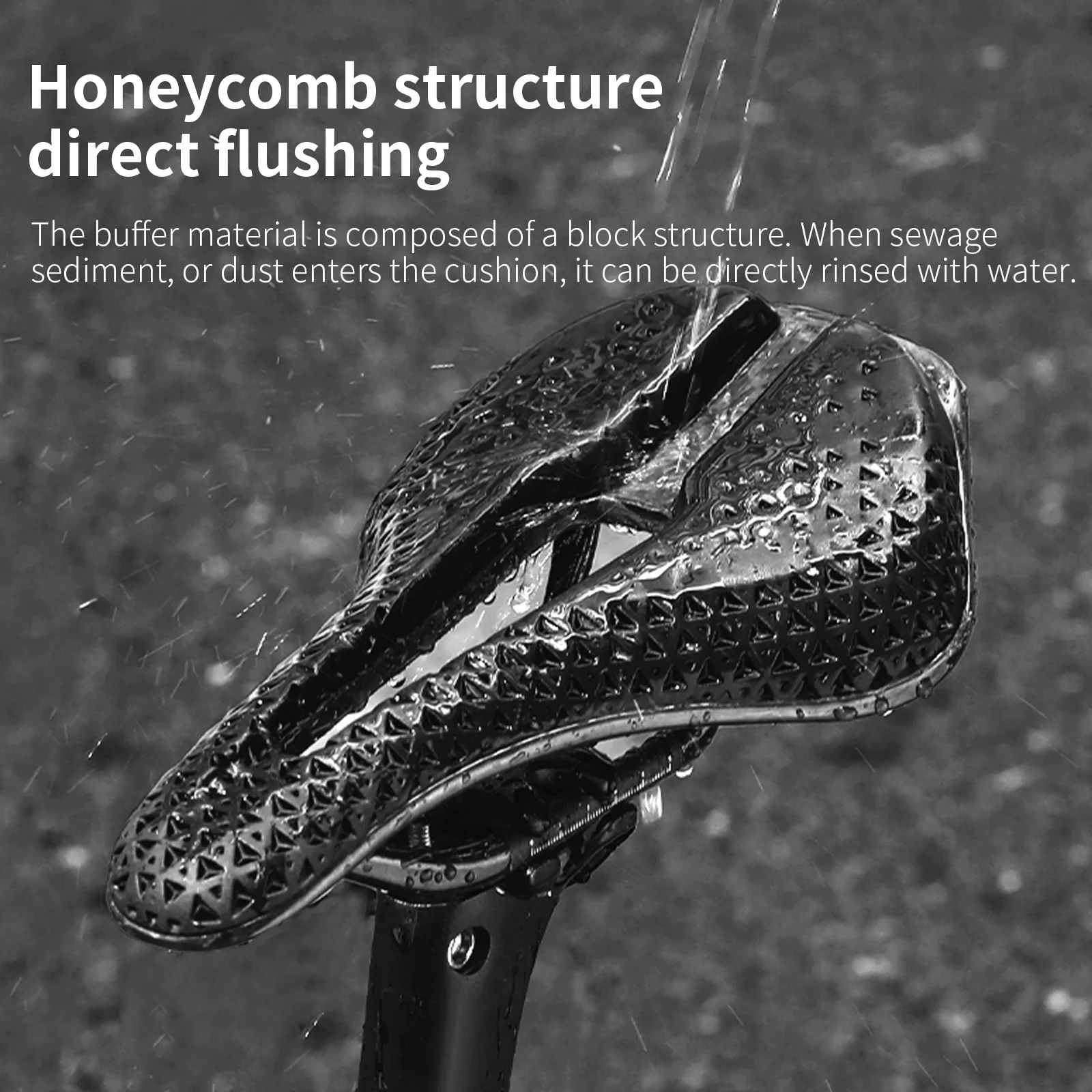 TOSUOD 3D Printed Carbon Fiber Ultralight Hollow Bicycle Saddle Racing - Image 5