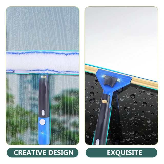 Window Squeegee Scraper Stainless Steel  Glass Window Squeegee Cleaner  Shower - Glass Cleaning Tools & Accessories - Aliexpress