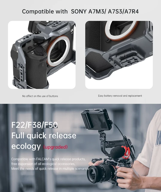 Ulanzi Falcam F22 SONY A7S III IV ゲージ
