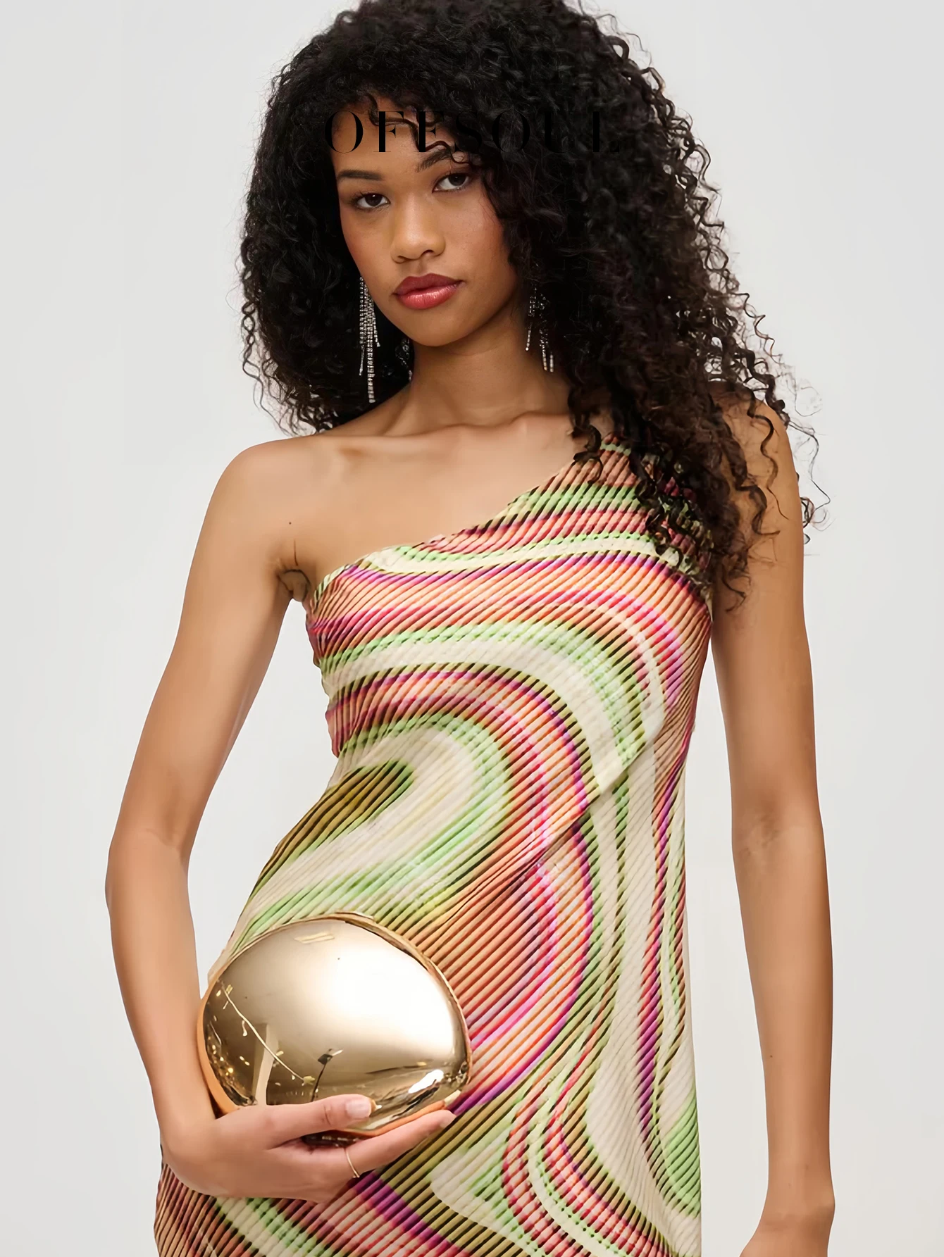 تصميم أوروبي وأمريكي للمعادن المصقولة، مرآة بيضاوي...