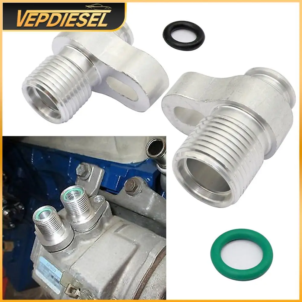 

2pcs 13mm 16mm Swap A/C Compressor Adapter Fittings 451-1105 451-1106 440-822 440-823 For 10S17F 10S20F