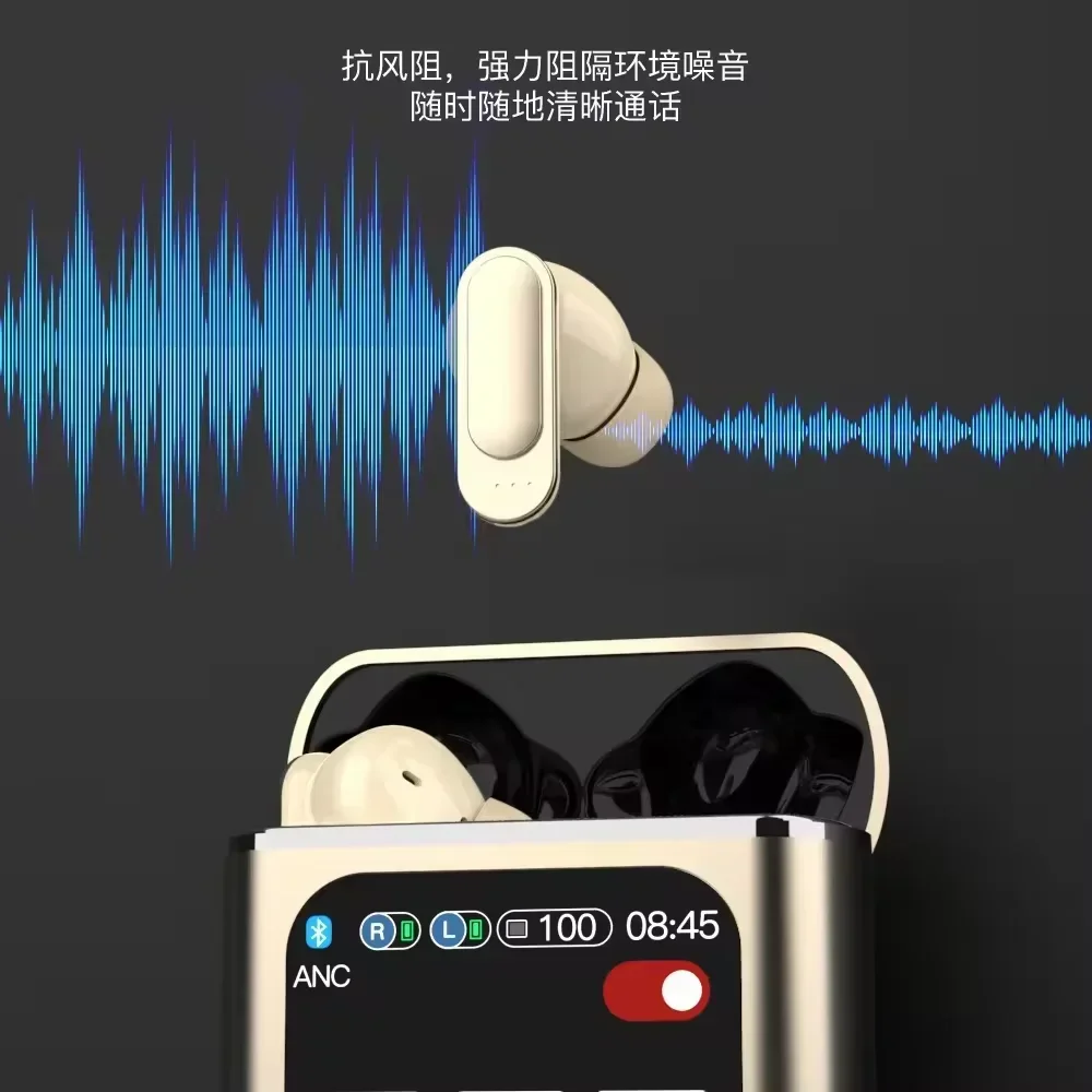 ANC Tws wireless se60 Air smart touch screen enc tws headphone earphones earbuds with a touch smart screen pods sport pods pro 2