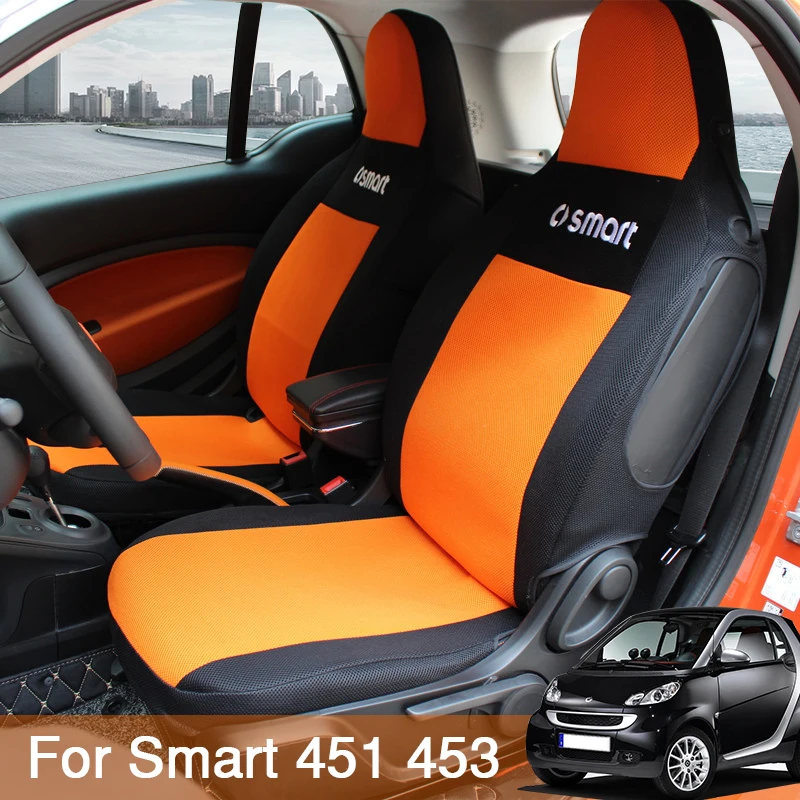 

Заказное сиденье, тонкая сетчатая подушка для Mercedes Smart 451 453 Fortwo Forfour, автомобильный Стайлинг, внутреннее сиденье, покрытие, дышащее, противообрастающее
