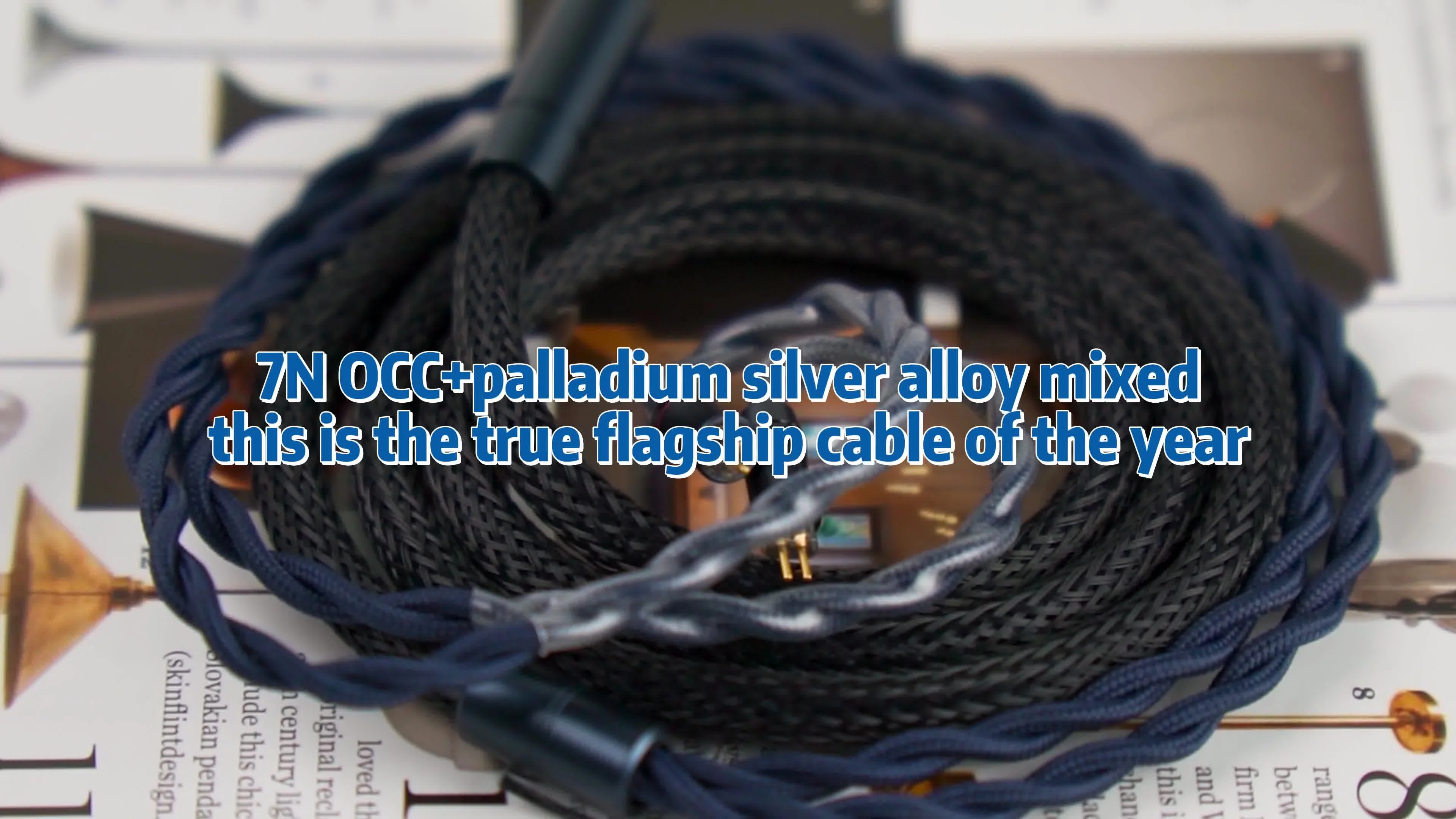 NICEHCK DragonScale 7N OCC + パラジウムシルバー合金混合イヤホン