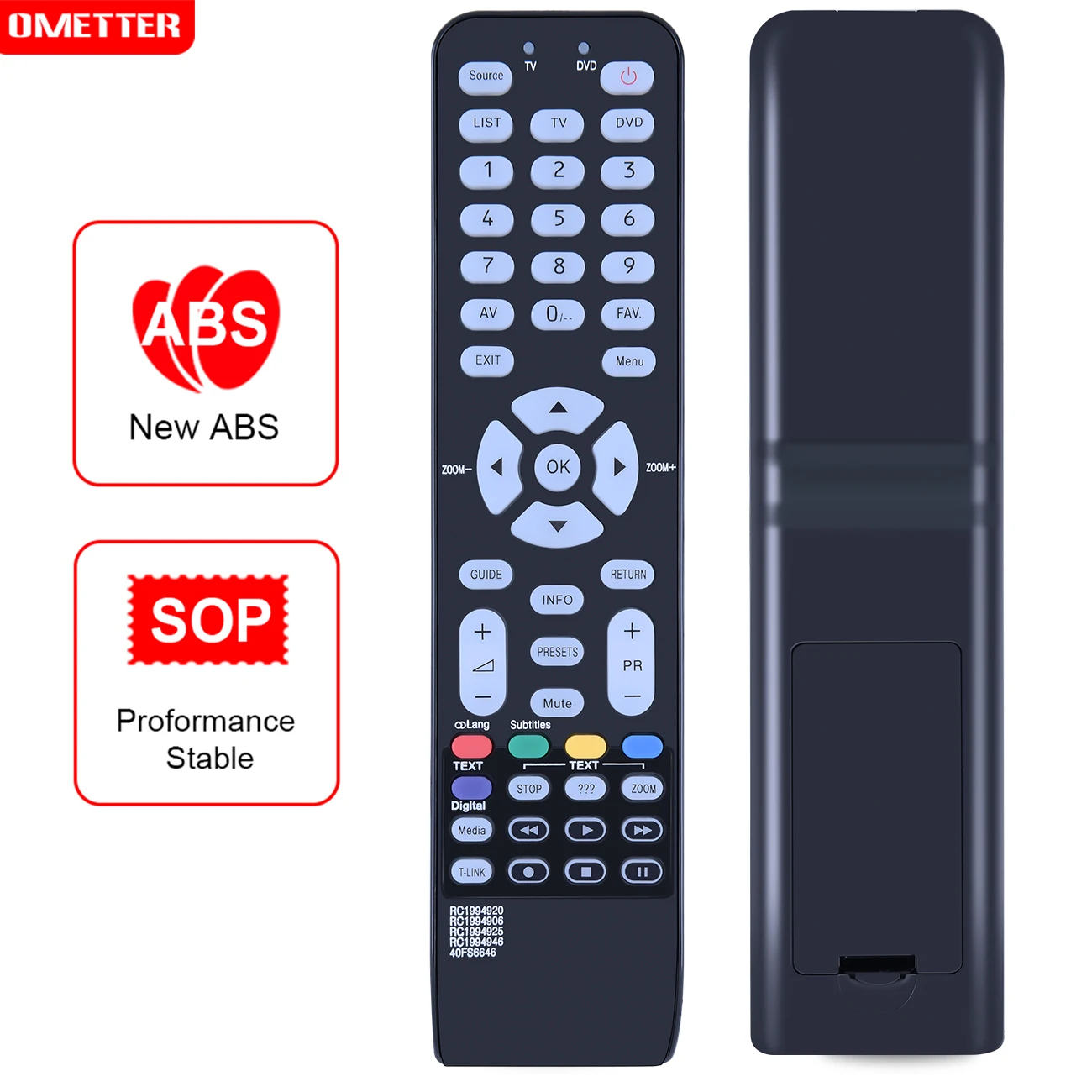 Télécommande De Remplacement Pour TV Thomson/TCL Modèles RC310, RC311 – Sans Programmation, Piles Non Incluses