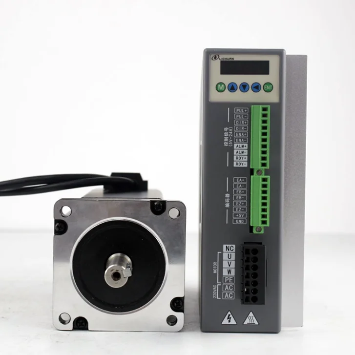 리추안 모터 스테퍼 키트 LCDA2263C+LC130H3256 35N.m 6.9A AC150V-250V 3상 네마 51 클로즈드 루프 스테퍼 모터 키트 CNC 기계