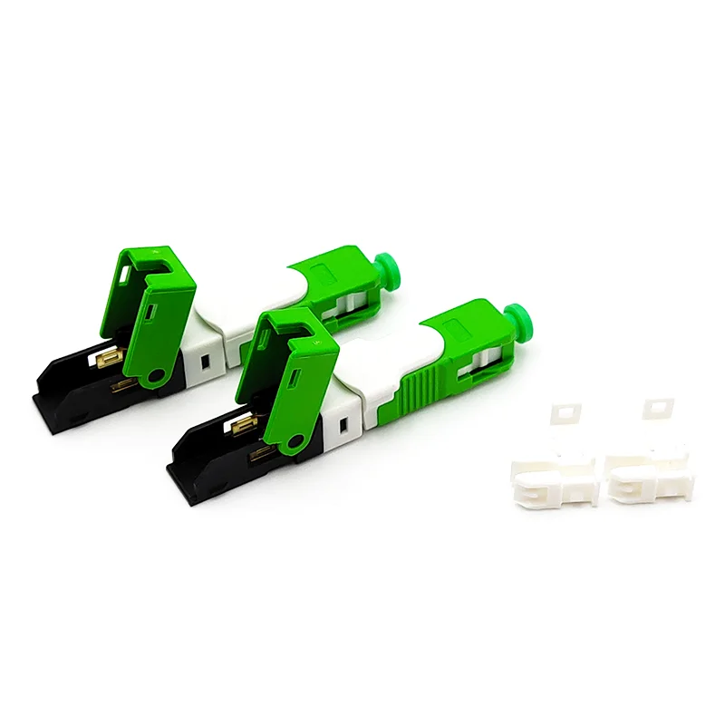 100PCS ESC250D Optical Fiber Fast Conector SC/APC SC/UPC SM Single Mode Fiber Optic Quick Connector FTTH Optical Tool