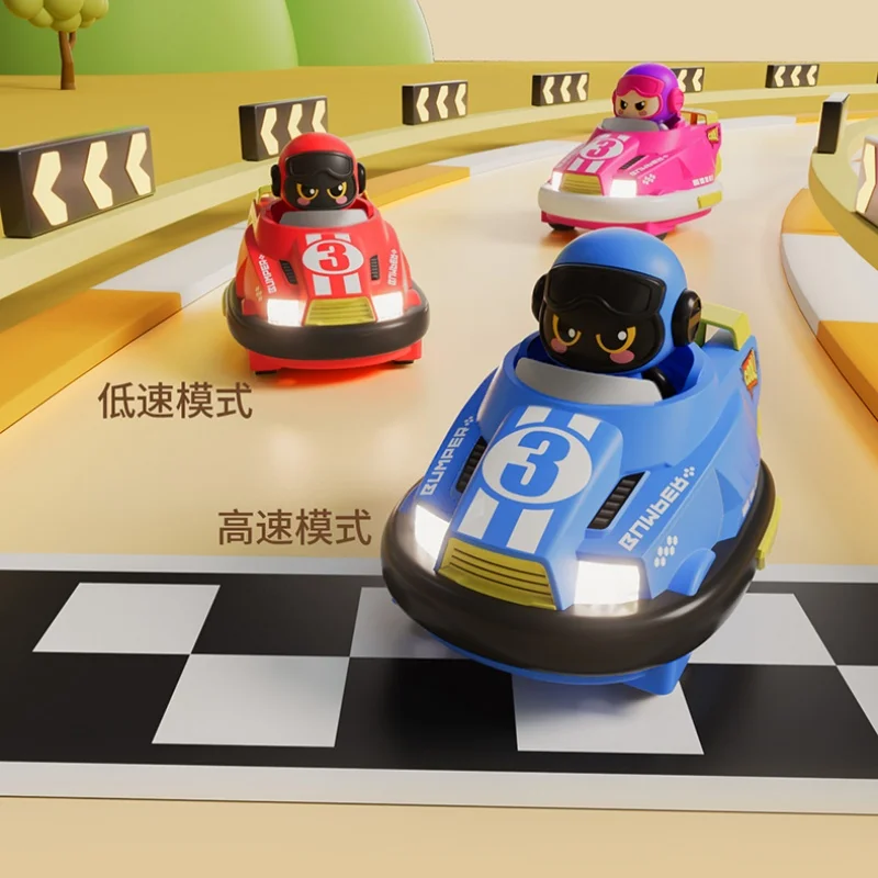 2.4g Rc Remote Control Bumper Car Toy Children'S Pair Versus Running Kart Car Racing Toy Boy Playing Football Toy Christmas Gift 2