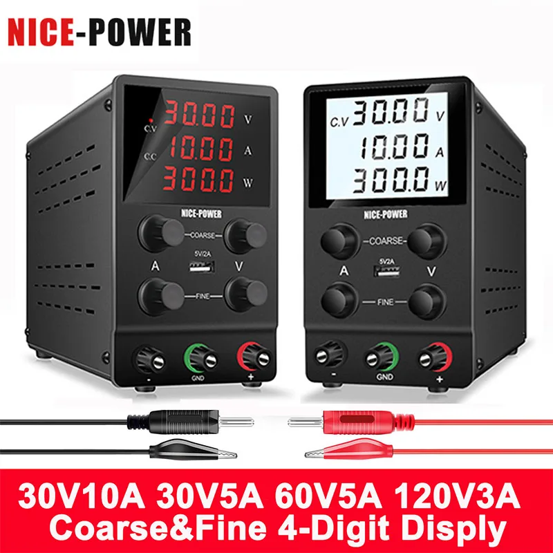 Nice-Power Dc Lab Alimentatore Switching Per Telefono Sps3010 Regolatore Di Tensione Regolabile 60V 5A Ac 220V 110V Bench Source Usb