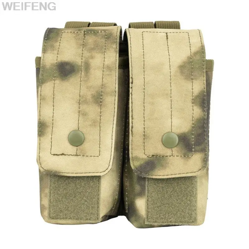 

Tactical Molle 7.62/5.56mm Magazine Pouch Rifle M4 M16 AR 15 Mag Bag Double Layer Storage Bags Airsoft Hunting Accessories FG