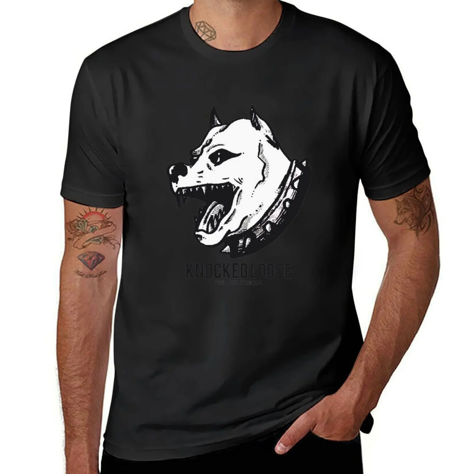 Knocked Loose Art T-Shirt blanks anime clothes for a boy vintage t shirts men