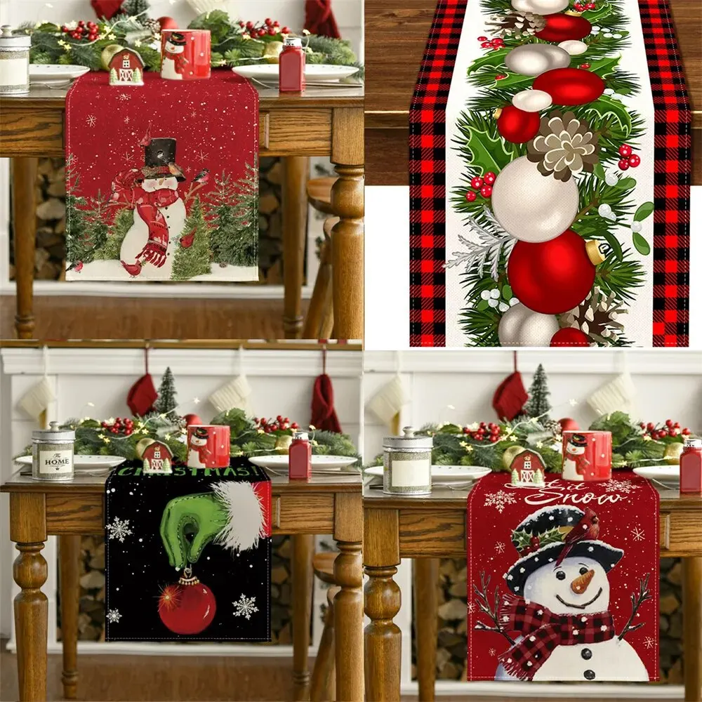 Azanaz Mantel De Navidad, Mantel Lavable, 100 % Poliéster, Funda