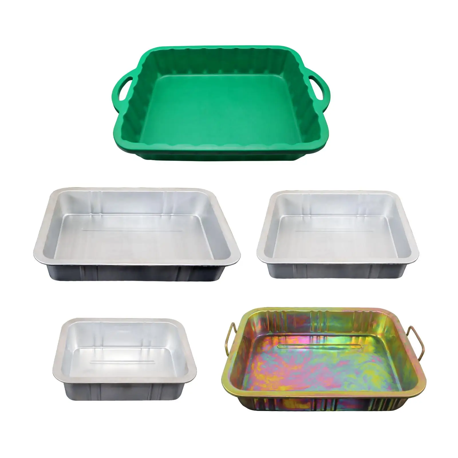 Oil drain pan Oil Drain Pan Practical Prevents Spills Waste Storage Auto Repair Tool Oil Change Pan for Truck Vehicle Motorcycle Parts