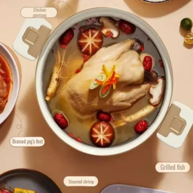 Micro Pressure Cooker Household Large Capacity cooking Pot with Double Ear Non-stick Multi-function Soup Pot Pressure Cooking