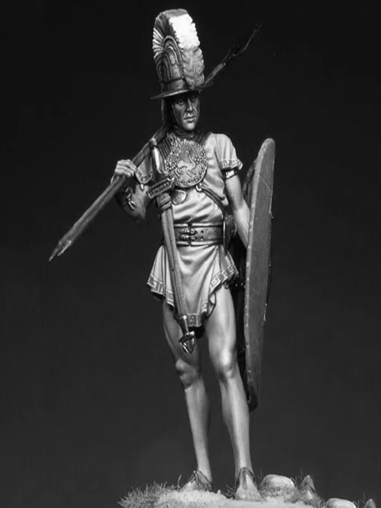 Unmontierter 1/32 italienischer Soldat, antiker Ständer, Miniaturmodellbausätze aus Kunstharz, unbemalt