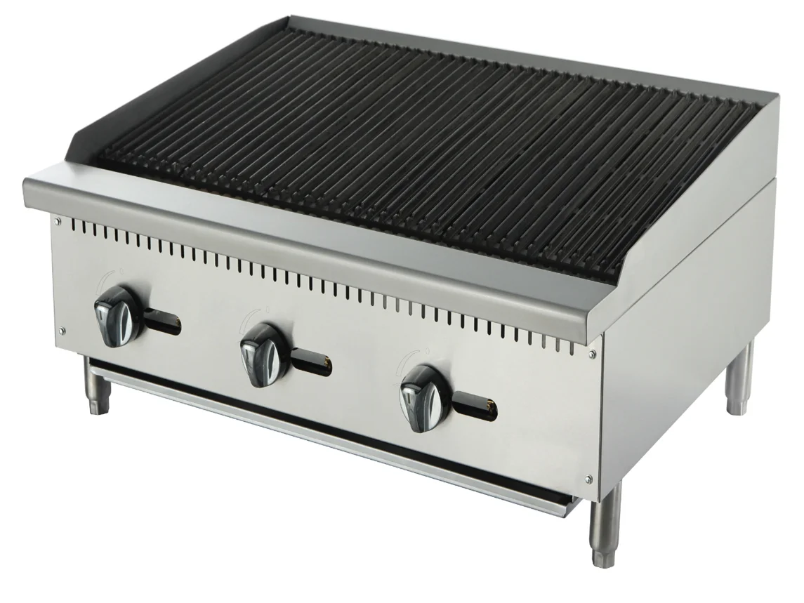 K7610R 14.4Kw Commercial Panini Sandwich Maker Grill Gas Panini Grill Sandwich Contact Press